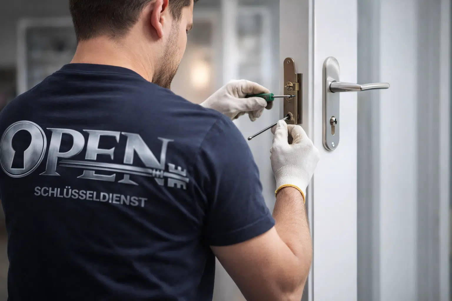 Open Schlüsseldienst Hero Banner Tür öffnen